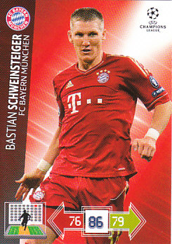 Bastian Schweinsteiger Bayern Munchen 2012/13 Panini Adrenalyn XL CL #49